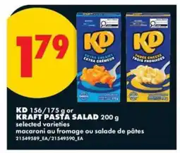 No Frills KD or KRAFT PASTA SALAD offer