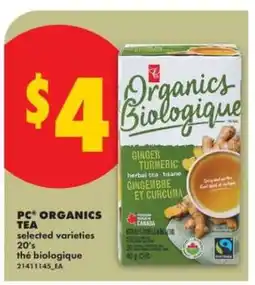 No Frills PC Organics Tea offer