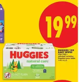 No Frills Huggies 10x Baby Wipes offer