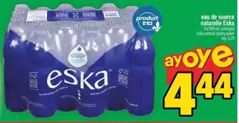 Super C eau de source naturelle Eska offer