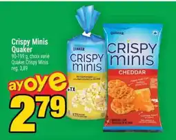 Super C CRISPY MINIS QUAKER offer