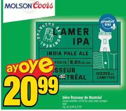 Super C bière Brasseur de Montréal offer