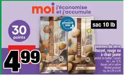 Super C pommes de terre Russet, rouge ou à chair jaune offer