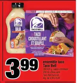 Super C ensemble taco Taco Bell offer