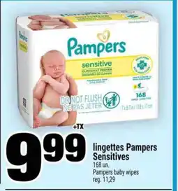 Super C lingettes Pampers Sensitives offer
