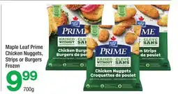 Highland Farms Maple Leaf Prime Chicken Nuggets, Strips or Burgers offer