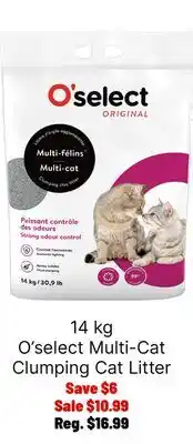 Ren’s Pets Depot O'select Multi-Cat Clumping Cat Litter offer