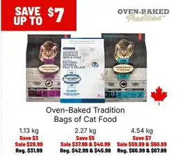 Ren’s Pets Depot Oven-Baked Tradition Bags of Cat Food offer