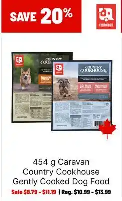 Ren’s Pets Depot Caravan Country Cookhouse Gently Cooked Dog Food offer
