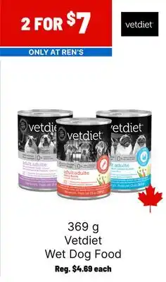 Ren’s Pets Depot Vetdiet Wet Dog Food offer