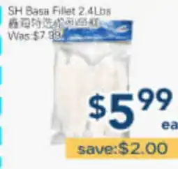 Oceans Fresh Food Market SH Basa Fillet 2.4 Lbs offer