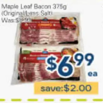 Oceans Fresh Food Market Maple Leaf Bacon offer