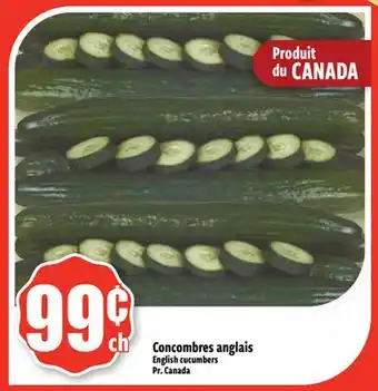 Bonanza English cucumbers offer
