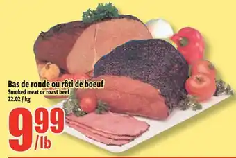 Bonanza Smoked meat or roast beef offer