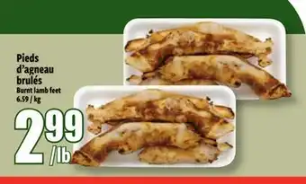 Bonanza Pieds d'agneau brûlés offer