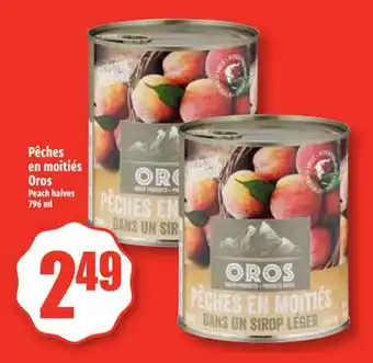 Bonanza Pêches en moitiés offer
