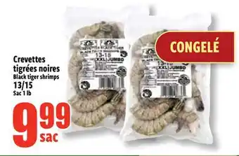 Bonanza Crevettes tigrées noires offer