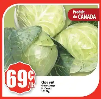 Bonanza Green cabbage offer