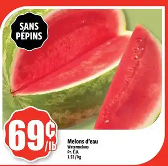 Bonanza Melons d'eau offer
