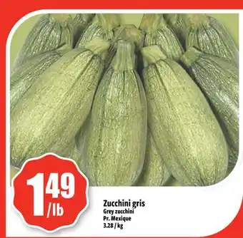 Bonanza Grey zucchini offer