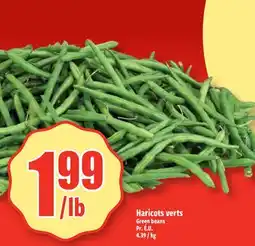 Bonanza Green beans offer