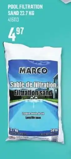 Canac Pool filtration sand 22.7 kg offer