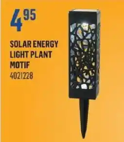 Canac Solar energy light plant motif offer