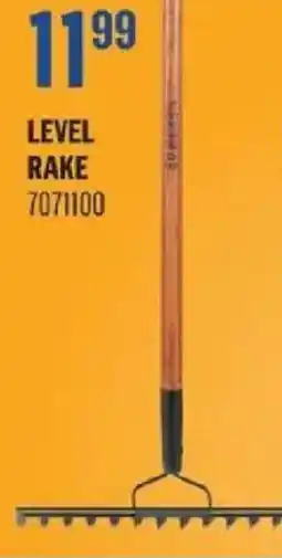Canac Level rake offer