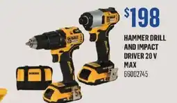 Canac Hammer drill and impact driver 20 v offer