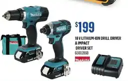 Canac 18 v lithium-ion drill driver & impact driver offer