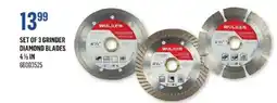 Canac Set of 3 grinder diamond blades 4½ in offer