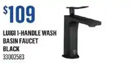 Canac Luigi 1-handle wash basin faucet offer