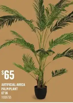 Canac Artificial areca palm plant offer