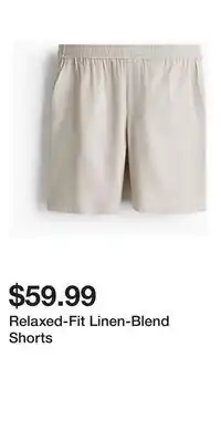 H&M Relaxed-Fit Linen-Blend Shorts offer