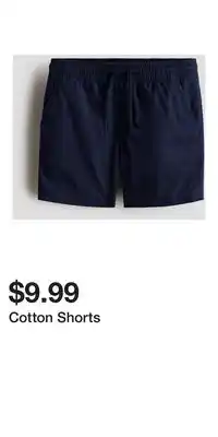 H&M Cotton Shorts offer