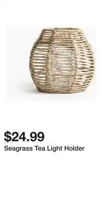H&M Seagrass Tea Light Holder offer