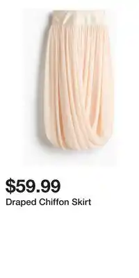 H&M Draped Chiffon Skirt offer