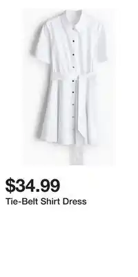 H&M Tie-Belt Shirt Dress offer