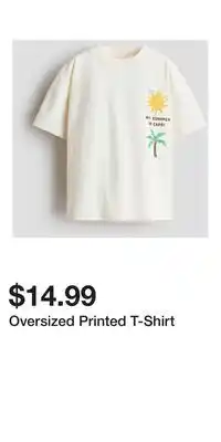 H&M Oversized Printed T-Shirt offer