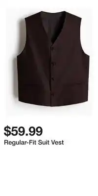 H&M Regular-Fit Suit Vest offer