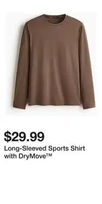 H&M Long-Sleeved Sports Shirt with DryMove offer