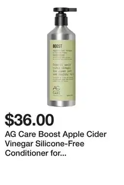 Sephora AG Care Boost Apple Cider Vinegar Silicone-Free Conditioner for Soft, Shiny Hair offer