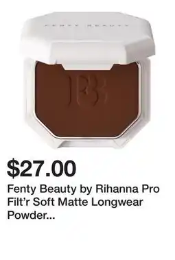 Sephora Fenty Beauty by Rihanna Pro Filt'r Soft Matte Longwear Powder Foundation offer