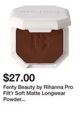 Sephora Fenty Beauty by Rihanna Pro Filt'r Soft Matte Longwear Powder Foundation offer