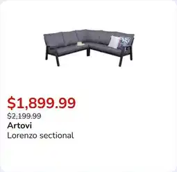 Club Piscine Lorenzo sectional offer
