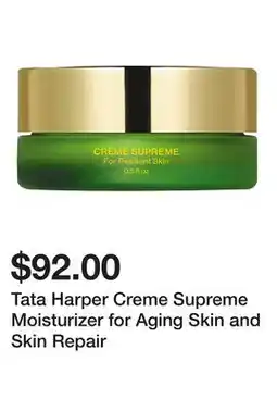 Sephora Tata Harper Creme Supreme Moisturizer for Aging Skin and Skin Repair offer