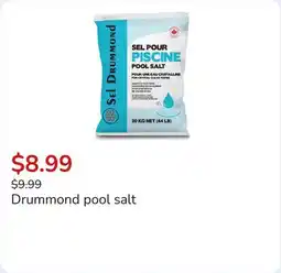Club Piscine Drummond pool salt offer