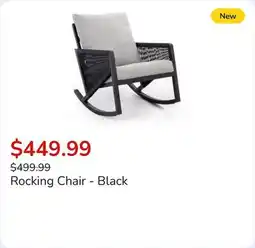 Club Piscine Rocking Chair - Black offer