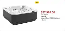 Club Piscine Jacuzzi Spa J-508 Platinum - Black offer