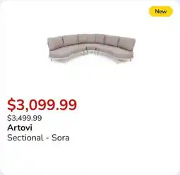 Club Piscine Sectional - Sora offer